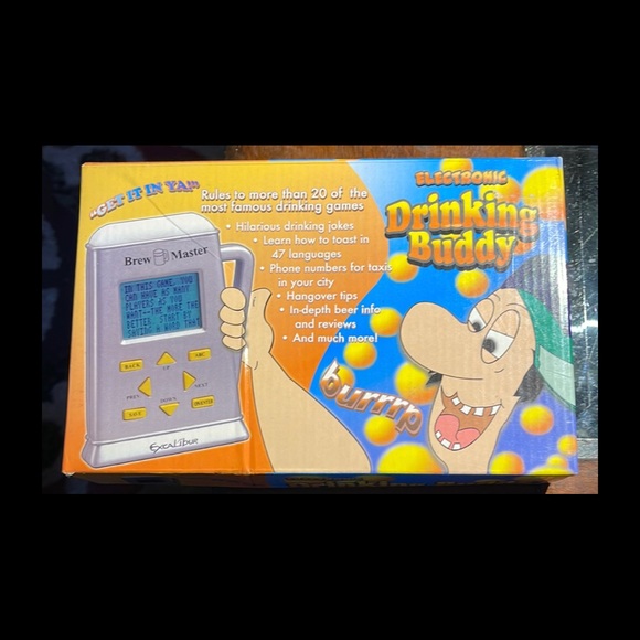 EXCALIBUR ELECTRONIC DRINKING BUDDY Handheld Pocket Game Model #363 Req 2”AAA” - Picture 2 of 5